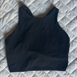 Athleta Purpose Crop Sports Bra size Medium (A-C) Blaack